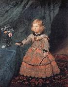 Diego Velazquez Infanta Margarita Teresa in a pink dress Norge oil painting reproduction